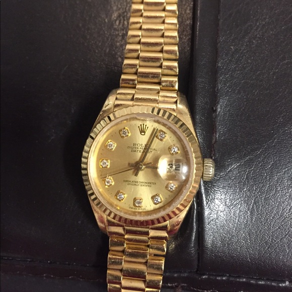 SOLD Rolex Presidential princess cut 18k gold - Picture 2 of 2